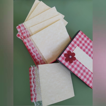 מארז 6 כרטיסי ברכה בקופסא בעבודת יד