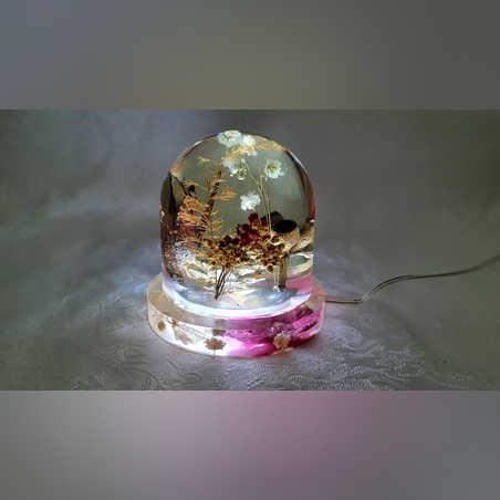 מנורת אוירה מאפוקסי בעבודת יד