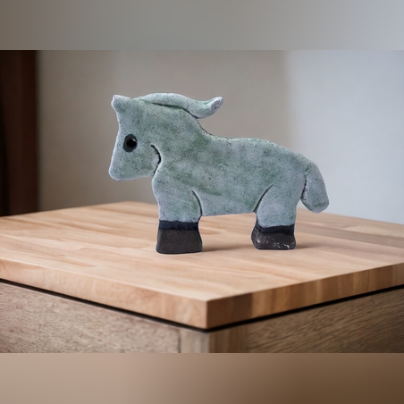 פסלון סוס מקרמיקה בעבודת יד