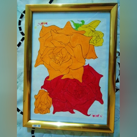 ציור הורדים