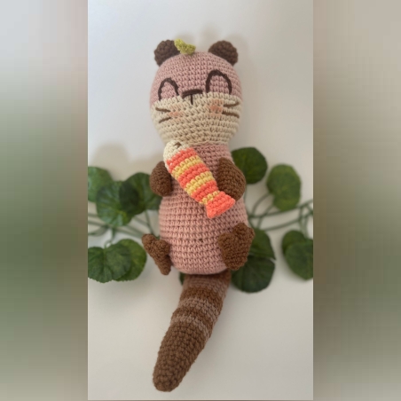 בובת בונה סרוגה בעבודת יד