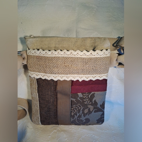 תיק מעוצב מבד קנבס