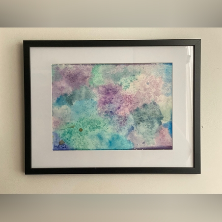 ציור כתמי פסטל