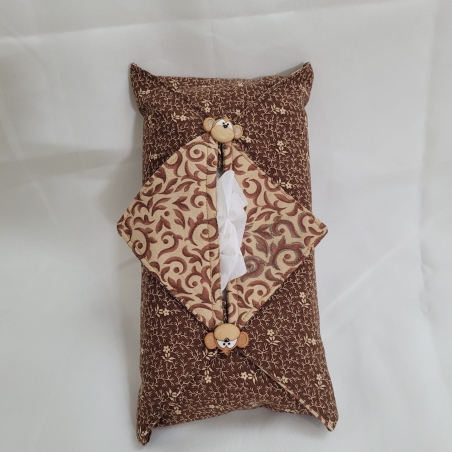 נרתיק בד לטישו בעבודת יד