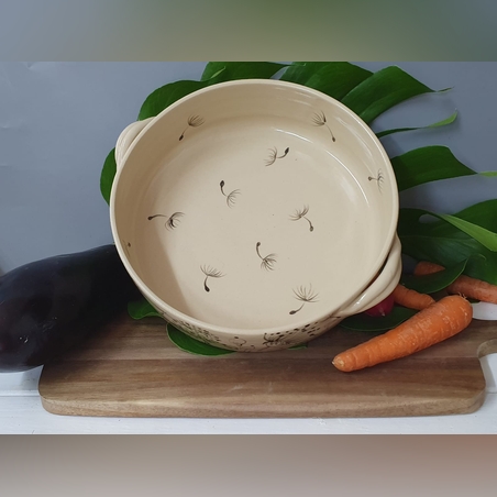 תבנית קרמיקה עם ציור יחודי