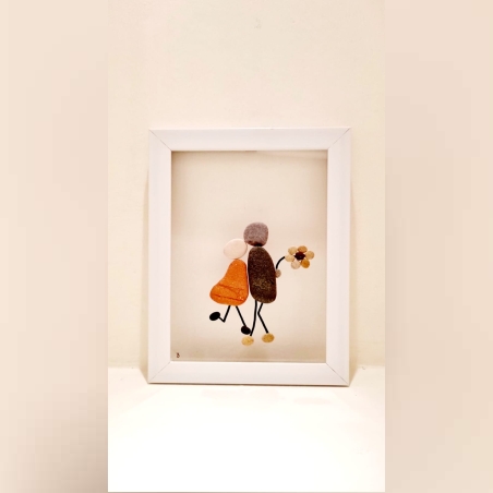 תמונה מאבנים מהטבע- עכשיו נתנשק