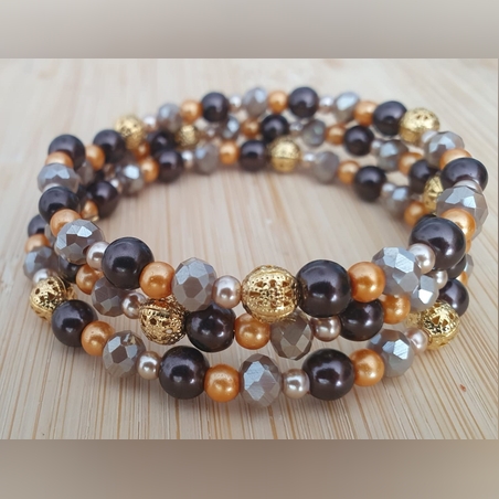 צמיד מלופף 3 שכבות