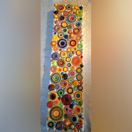 ווילי וונקה 1- תמונת תלת מימד מעוצבת מרצועות נייר