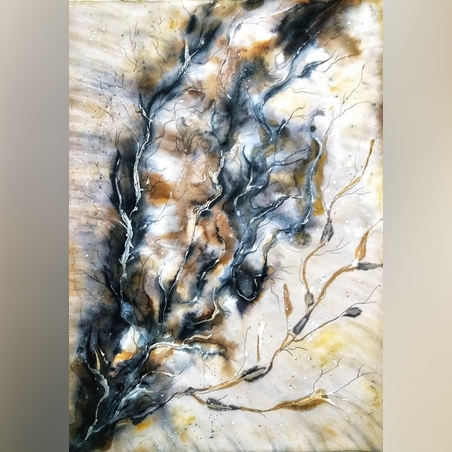 ציור ענף ברוח