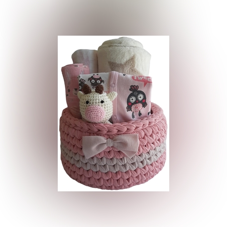 מארז לידה מפנק פרה ורוד