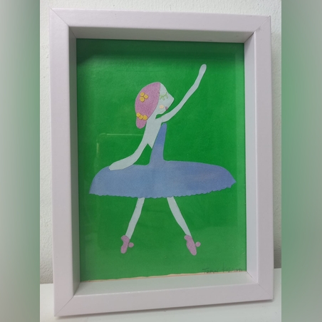 תמונת רקדנית מקולאז'