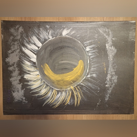 ציור הירח האפל