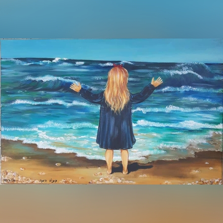 קבלה רדיקלית - אקריל על קנבס