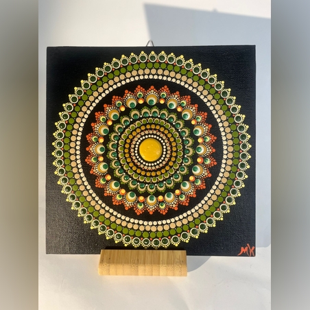 מנדלת ניקוי ורפואה שלמה אקריל על קנבס