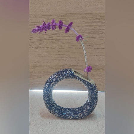 אגרטל גלגל מיני בעבודת יד