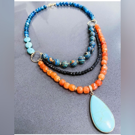 שרשרת אבני חן 