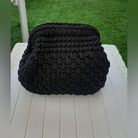 תיק קלאצ_ שחור