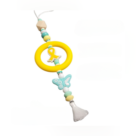 תליון מודעות לתלייה-סרט צהוב כסמל להחזרת החטופים