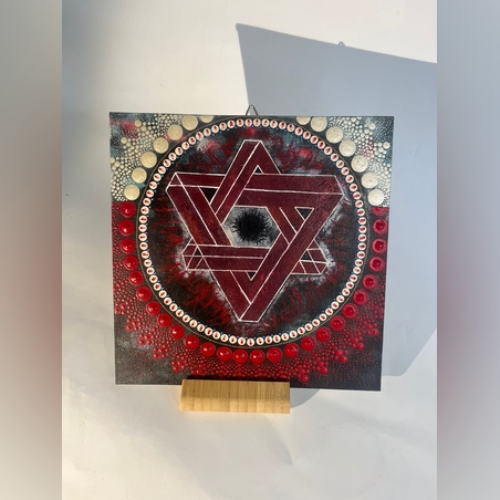 מנדלת הכאב 7.10 אקריל על קנבס