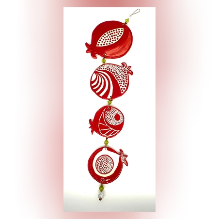 מובייל4 רימונים מחימר בעבודת יד