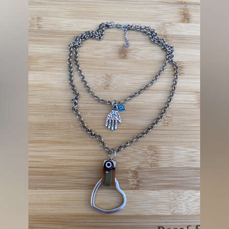 שרשרת אפונה חמסה ולב