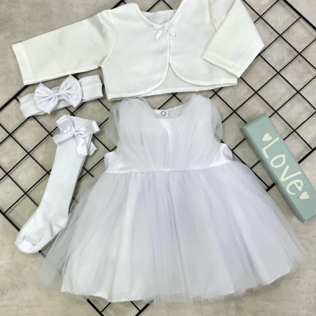 מארז שמלה לבריתה - לבן