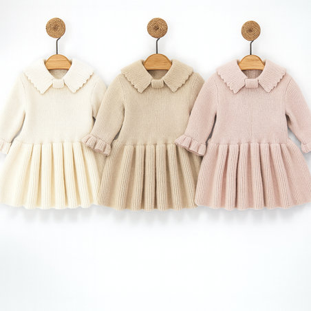 שמלה סרוגה - דגם מילה