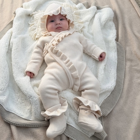 אוברול דגם ליה - בז׳