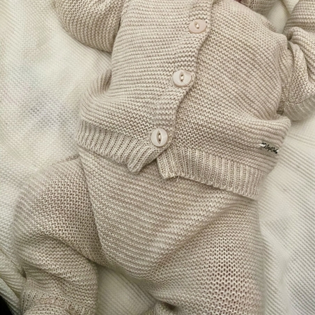 מארז סט סרוג  - מוקה