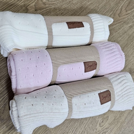 שמיכה סרוגה דקה