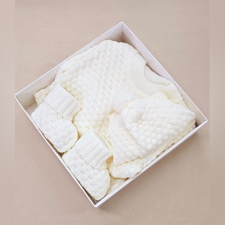 מארז סט סרוג  3-6 חודשים