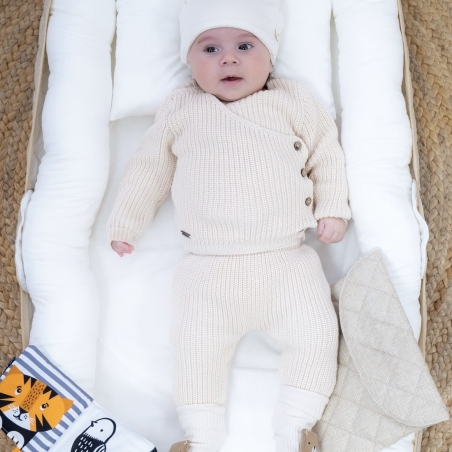 סט חליפה יוקרתית 0-3 - בז׳