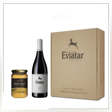 מארז יין ודבש