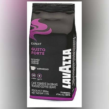 פולי קפה Lavazza coffee beans gusto forte 1kg חוזק 10
