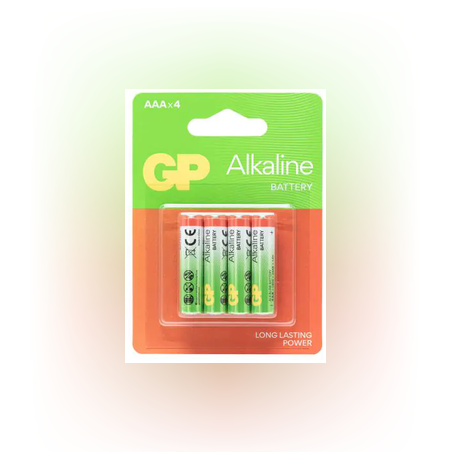 4  סוללות אלקליין AAA