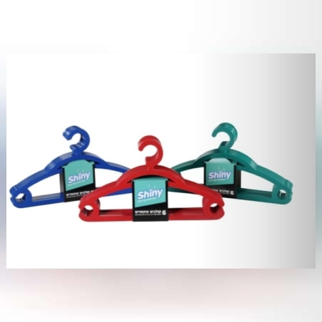 קולבים פלסטיק שישיה