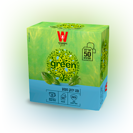 תה ירוק נענע 50 שקיקים