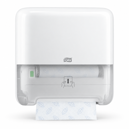 מתקן למגבות נייר Tork Matic Hand Towel Roll Dispenser White H1 551000 – צבע לבן