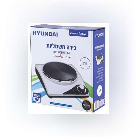 כירה חשמלית בודדת 1500W