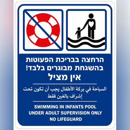שלט בריכה