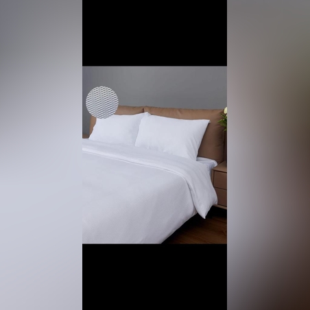 סט זוגי וואפל צבע לבן