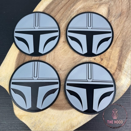 סט 4 תחתיות המנדלוריאן בהדפסת תלת מימד