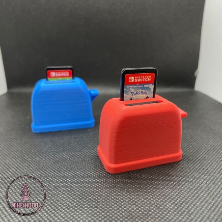 מעמד ל-2 משחקי נינטנדו סוויץ בצורת טוסטר בהדפסת תלת מימד