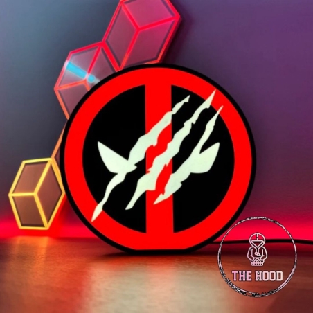 מנורת Lightbox דדפול DEADPOOL