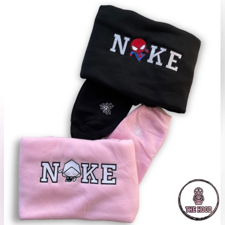 סט קפוצ'ונים זוגי- דמויות 'ספיידרמן וספיידרגוון'