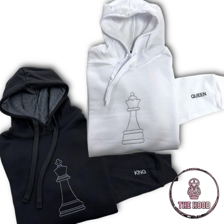 זוג קפוצ'ונים מלך ומלכה שח-מט