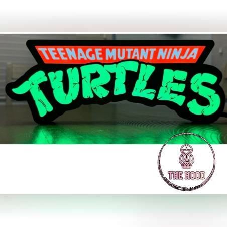 מנורת Lightbox צבי הנינג'ה NINJA TURTLES