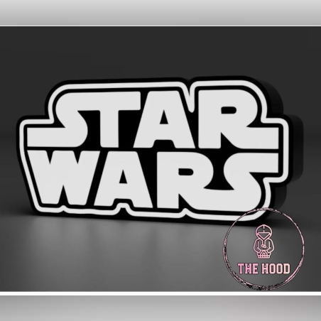 מנורת Lightbox מלחמת הכוכבים star wars