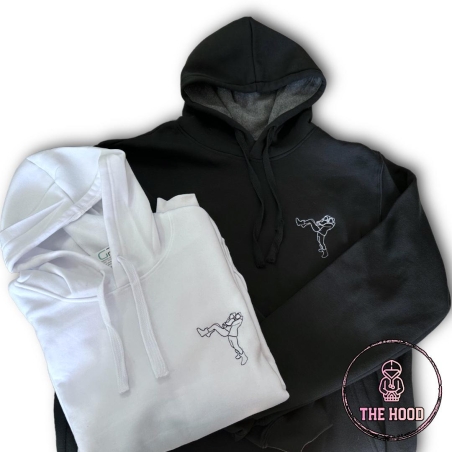 זוג קפוצ'ונים עם רקמת תמונה