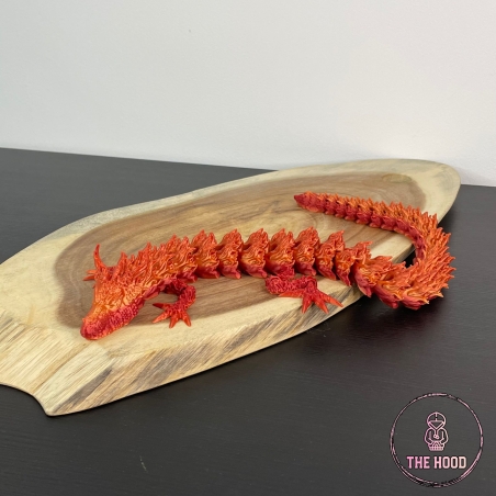 Fire Dragon דרקון בהדפסת תלת מימד